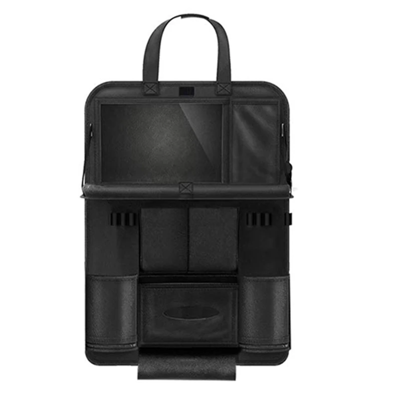 

Car Seat Back Storage Box, Foldable Car Dining Table, Tablet Stand, Multifunctional Car Back Seat Storage Bag