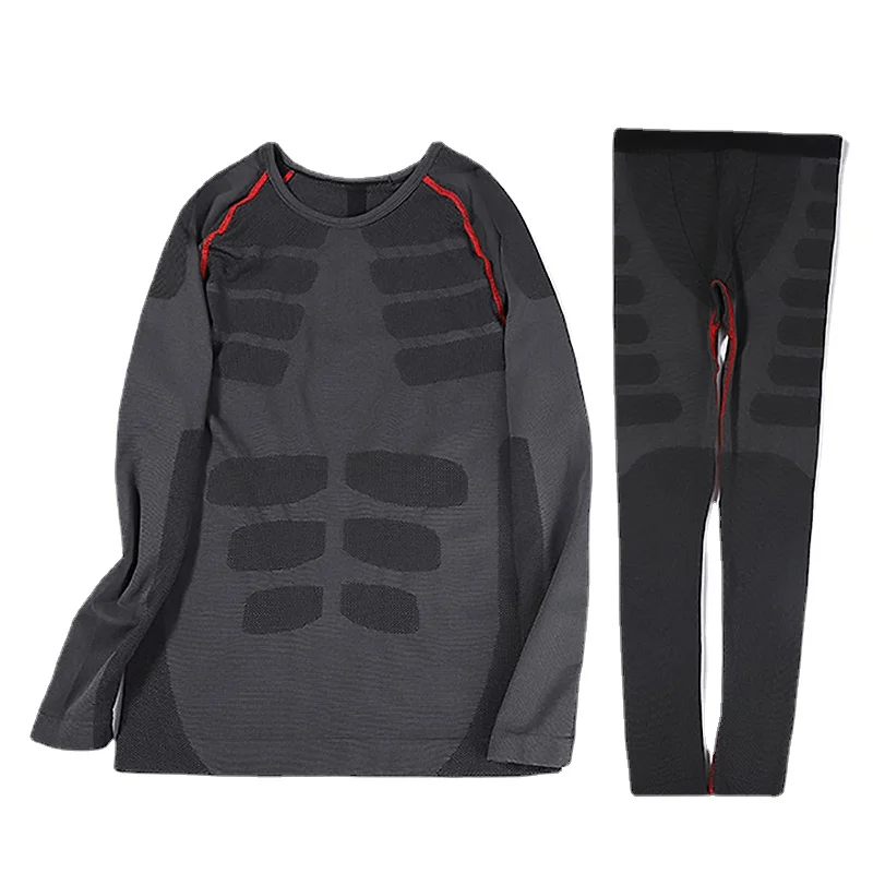 New Outdoor Sport slimming Underwear For Motorcycle Skiing Winter Warm Base Layers Tight Long Johns Tops & Pants Set