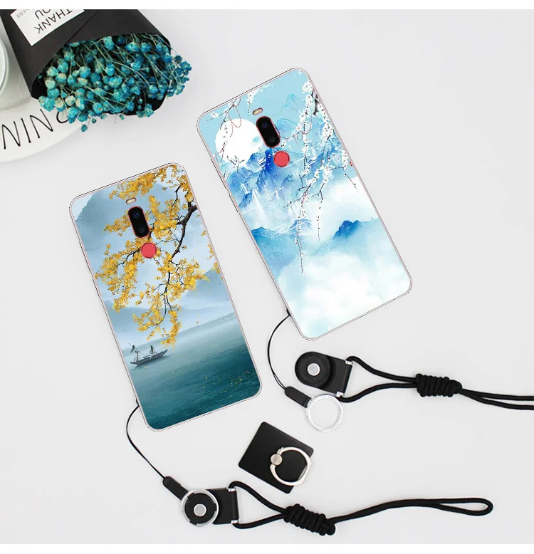 Подходит для MEIZU X8, чехол для телефона, мультяшный ударопрочный Meizu X8, защитный чехол, креативный свежий Античный стиль для мужчин и женщин C