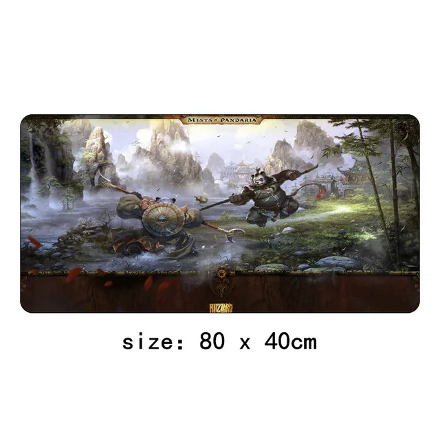 SIANCS 80x40 см большой игровой коврик для мыши World of Warcraft геймер Мода WOW Коврик для мыши ноутбук прочный резиновый XXL компьютерный Настольный коврик - Цвет: Цвет: желтый