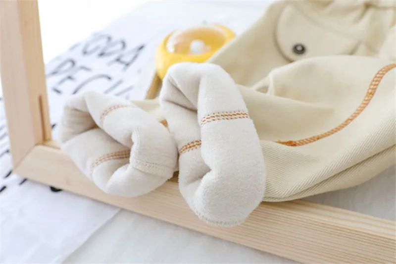 0-4 years winter boy girl clothing set casual thicker warm cartoon cute kid suit children baby clothing hoodies+pant 2pcs