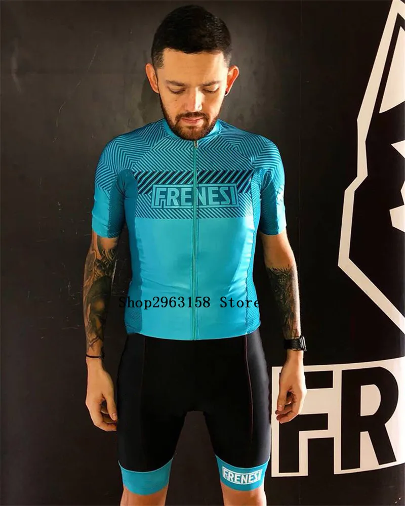 as picture Pro командный триатлонный костюм мужские велосипедные Джерси наборы Skinsuit комбинезон Велосипедное трико Ropa ciclismo комплект гелевая накладка - Цвет: as picture