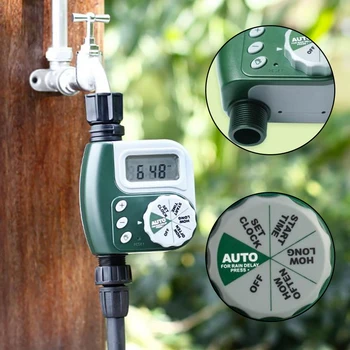 

Waterproof Electronic Timer Autoplay Automatic Faucet Watering Irrigation System Easily Carrying Part Eco-friendly Tool