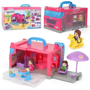 

Cute DIY Assembly Handheld Storage Box Skillful Design and Exquisite Appearance Kids Girls Pretend Play Toys 20pcs/Set