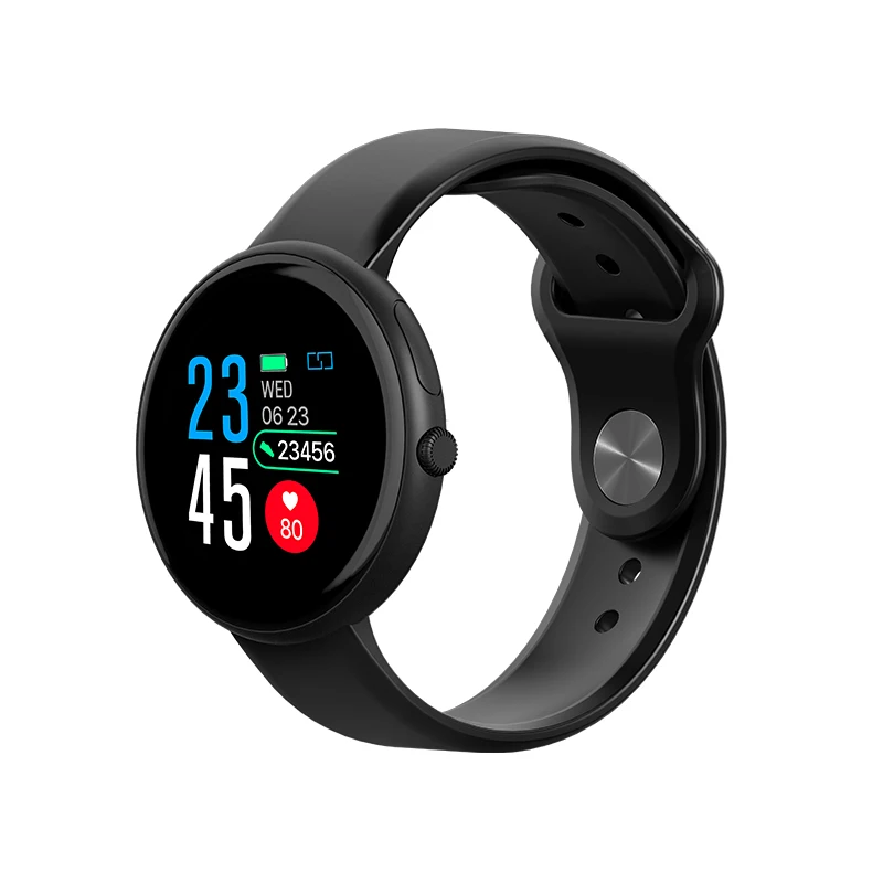 SENBONO S06 спортивные Смарт-часы IP68 Водонепроницаемые часы Полный сенсорный экран часы для IOS/Android - Цвет: Черный