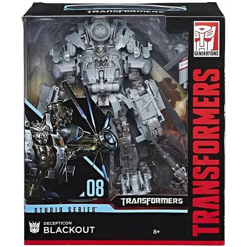 Blackout 25 см трансформаторы затемненные Гримлок SS07 SS08 Коллекция Фигурки ABS трансформация автомобиля робор игрушки рождественские подарки для детей - Цвет: Blackout