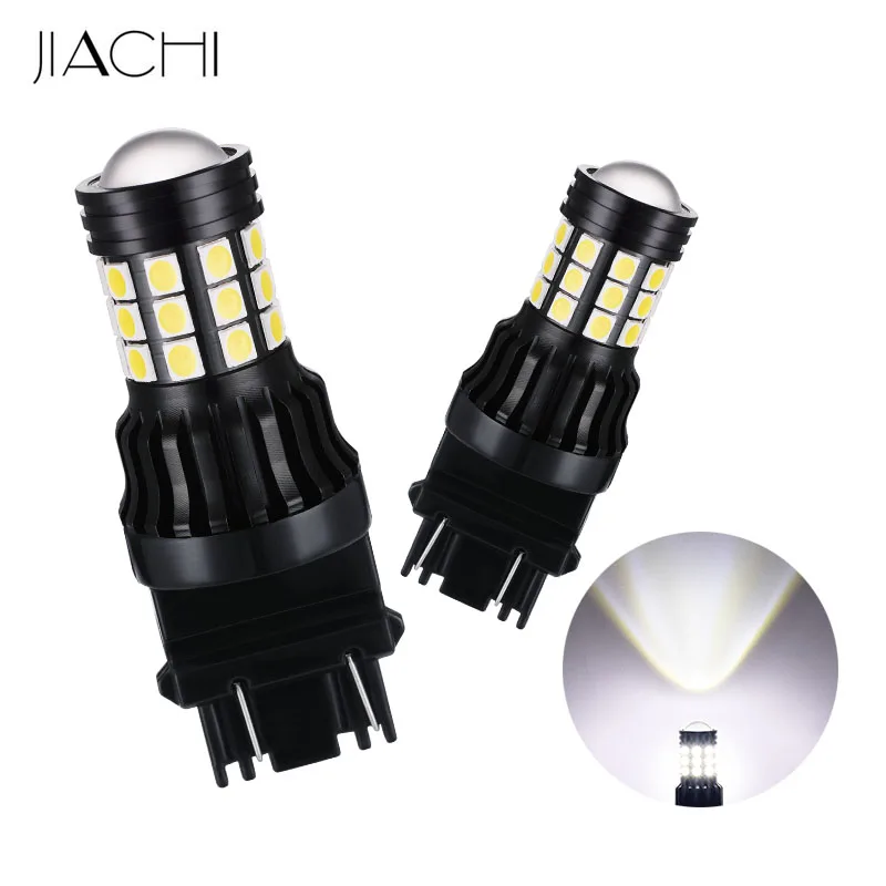 JIACHI 100 штук лампочки для авто ; детское нижнее белье новые 1156 BA15S Автомобильный светодиодный лампы P21W светодиодный PY21W 2835 SMD 31 чипы авто указатели поворота Супер Белый стоп сигнал 12-24V
