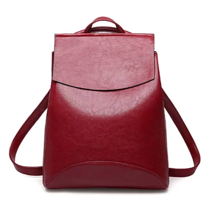 Модный женский рюкзак, Молодежный кожаный рюкзак для девочек-подростков, школьная сумка, Лучшая распродажа-WT