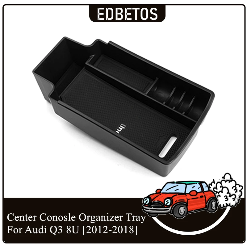 Контейнер для хранения подлокотника аксессуары Audi Q3 8U 2012 2013 2014 2015 2016 2017 2018