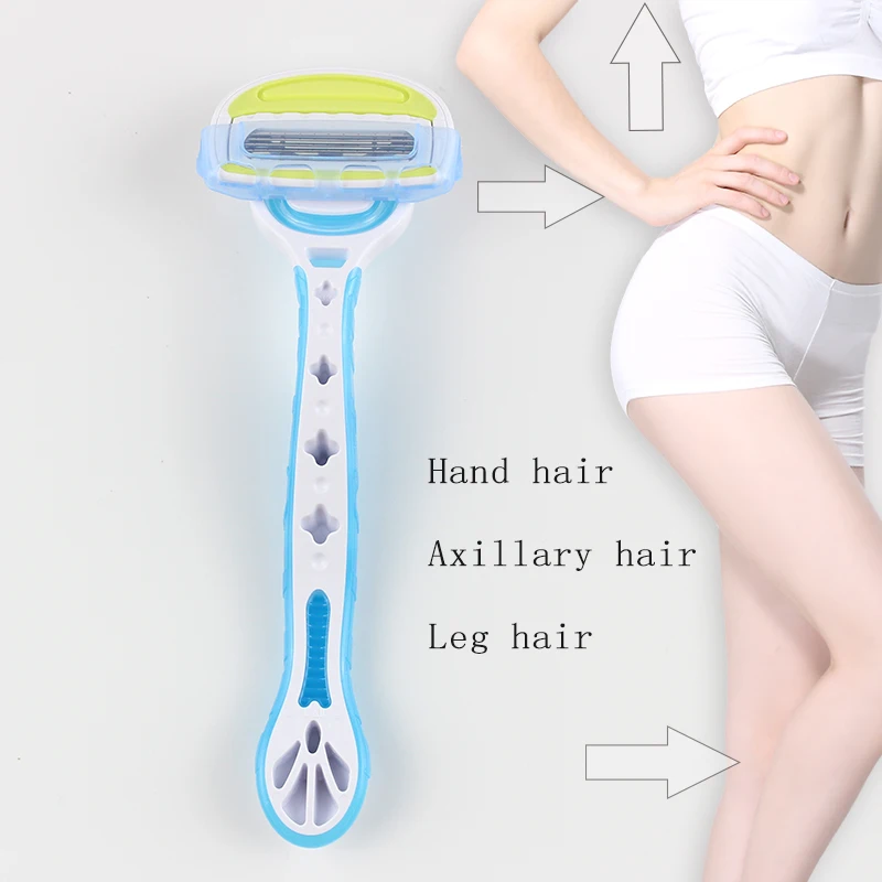 

new pattern Razor 5 Layer Women Shaver Razor Blades Safety Shaving Hair Removal Replacement Razor For Bikini Body Curve