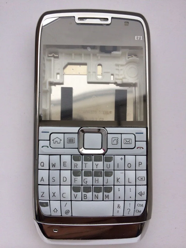 Чехол для телефона с кнопкой клавиатуры для Nokia E71 корпус задняя крышка батареи+ английский или русский арабский клавиатура