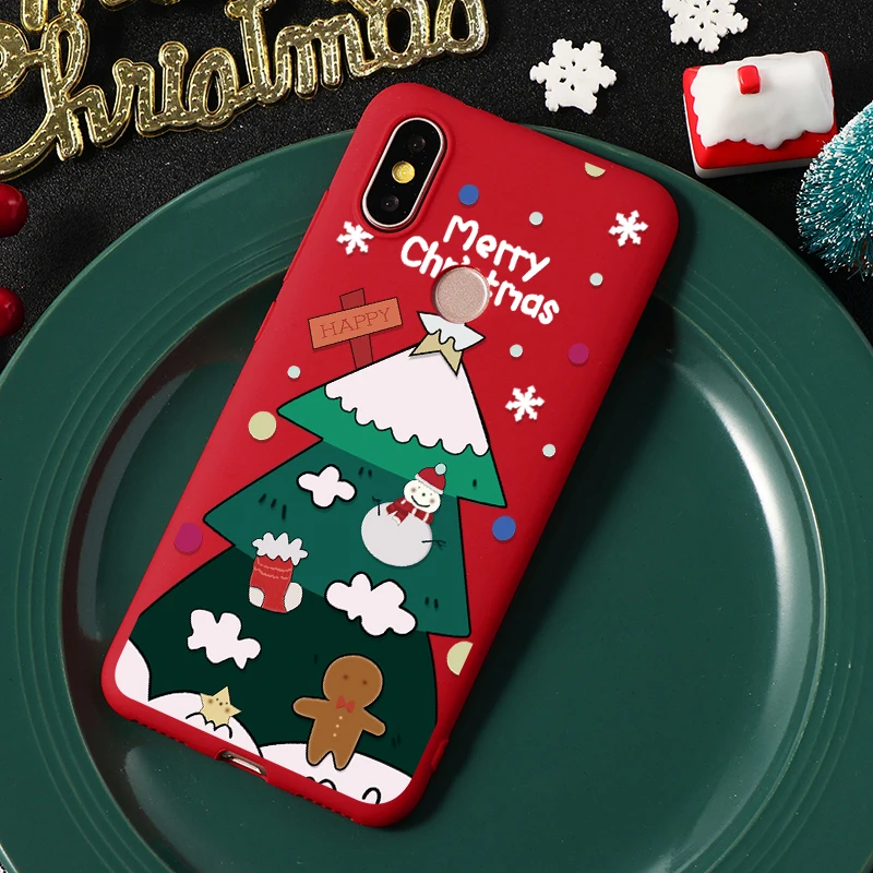 Веселый Рождественский олень мягкий TPU чехол s для Xiaomi Redmi K20 CC9e Примечание 4X5 5A, 7, 6, 8, 9, SE Pro A2 Lite A1 6X 5A 6 6A плюс S2 7A чехол