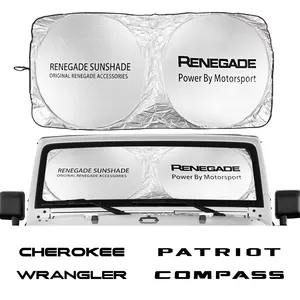 Солнцезащитный козырек на лобовое стекло для JEEP Renegade Patriot Wrangler Cherokee Компас Trail Hawk Rubicon Аксессуары Анти-УФ отражатель - изображение