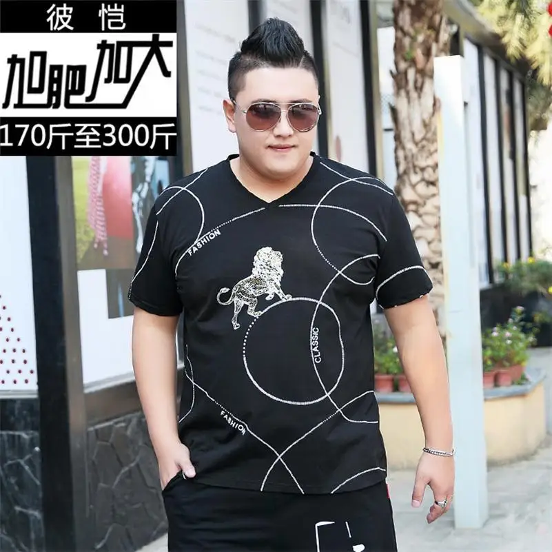 10XL, 8XL, 6XL, забавная креативная футболка с рисунком из мультфильма «Дом Старка», Мужская футболка «Игра престолов», летние мужские повседневные футболки, топы - Цвет: Black