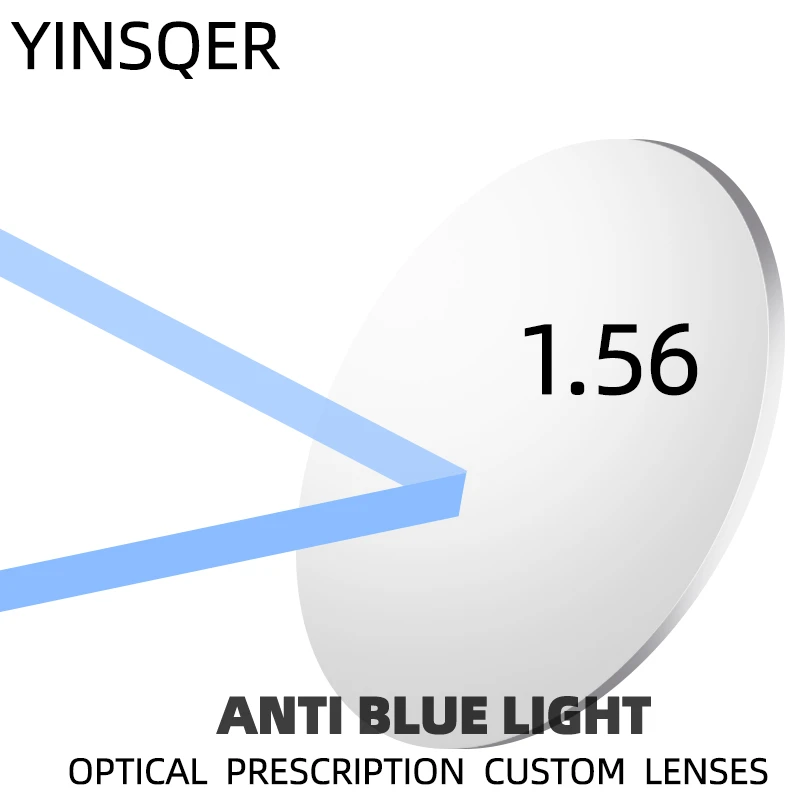 dominar surco orden Lentes ópticas normales más baratas, anteojos con prescripción de luz azul,  lentes para miopía, hipermetropía, 1,56|Accesorios para gafas| - AliExpress