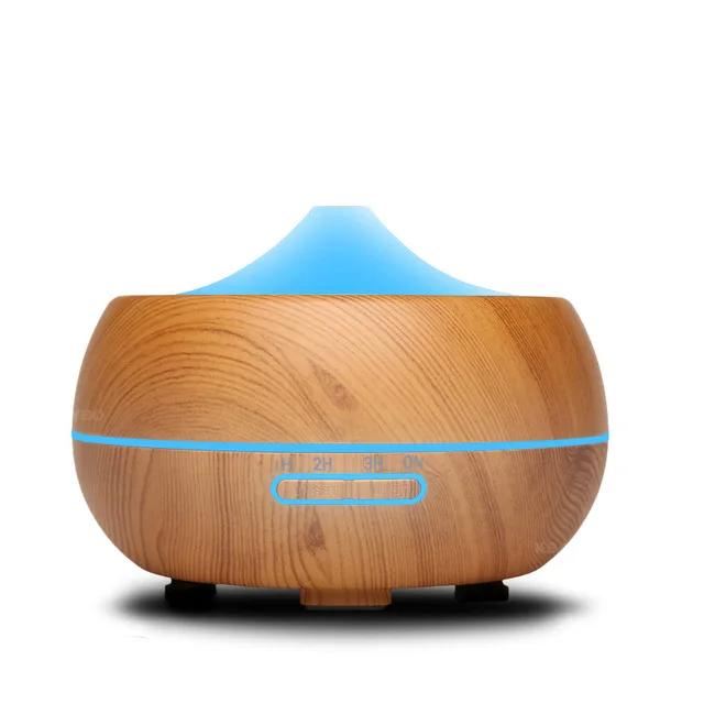 300ml Air HumidifierMist Cool Humidifier Aromatherapy Diffuser Ultrasonic Humidifier Aroma Essential Oil Diffuser 7-Color LED