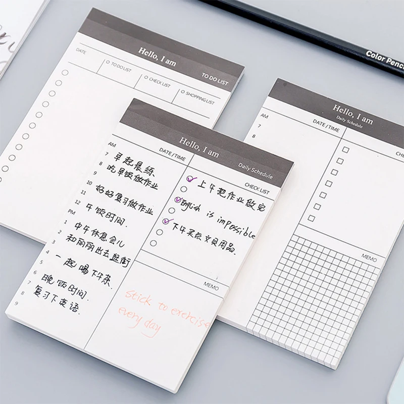 Корейский милый ежедневник блокнот для заметок Kawaii для заметок школьные канцелярские принадлежности блокнот для покупок список аксессуаров Bts