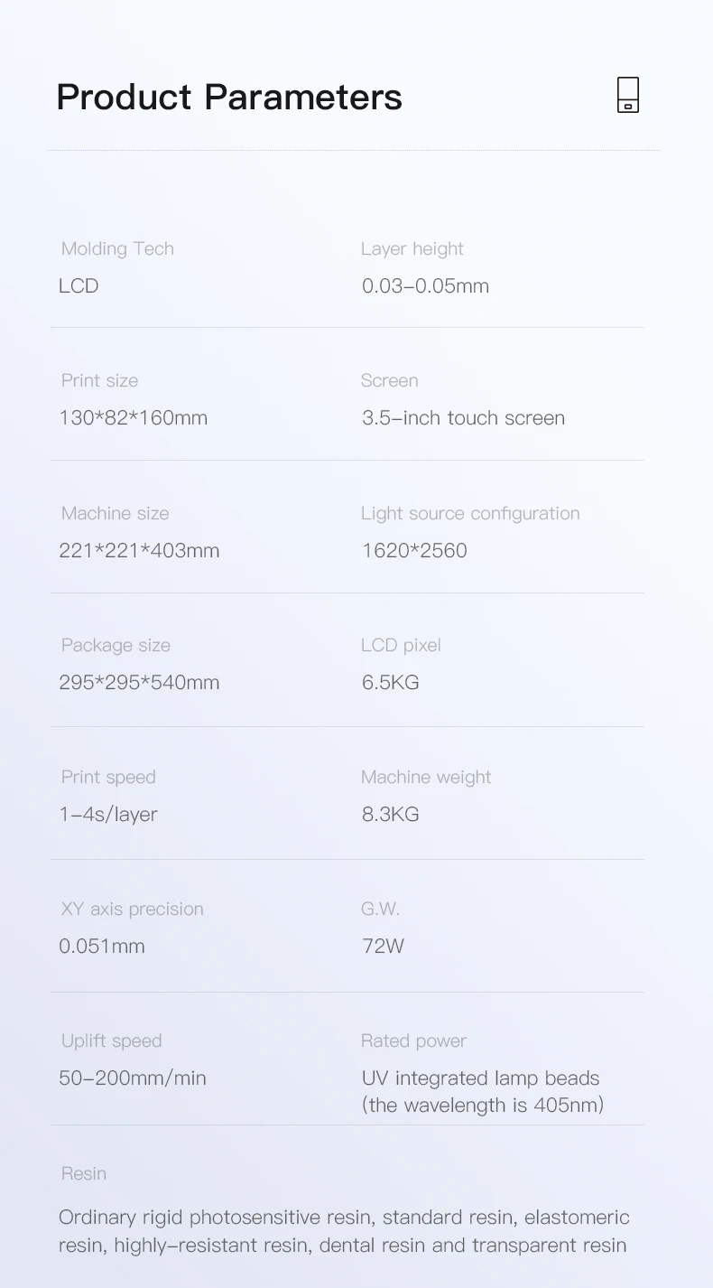 3d printing business CREALITY 3D LCD Resin UV LD-002H 3D Printer 2K LCD HD Screen Off-line Print Molding Size130*82*160MM 3d printer designs