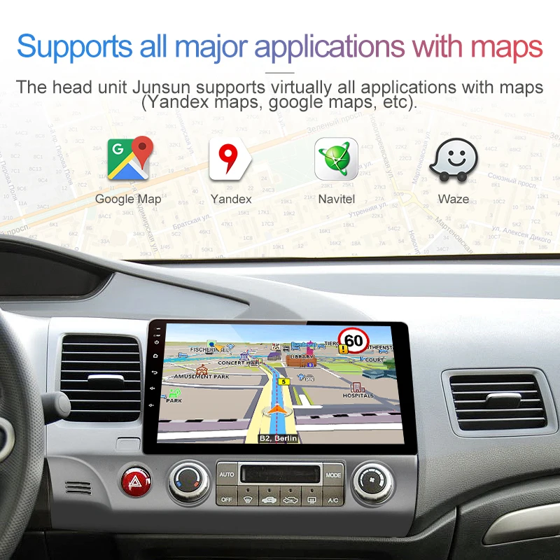 10,1 дюймов 2 Din Android 9,1 автомобильный Радио Мультимедиа Видео плеер 2DIN навигация gps для Honda Civic 2006 2007 2008 2009 2010 2011