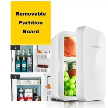 

6L Mini car refrigerator Portable Small Fridger Fast Cooling Electronic Refrigerator Cooling Function