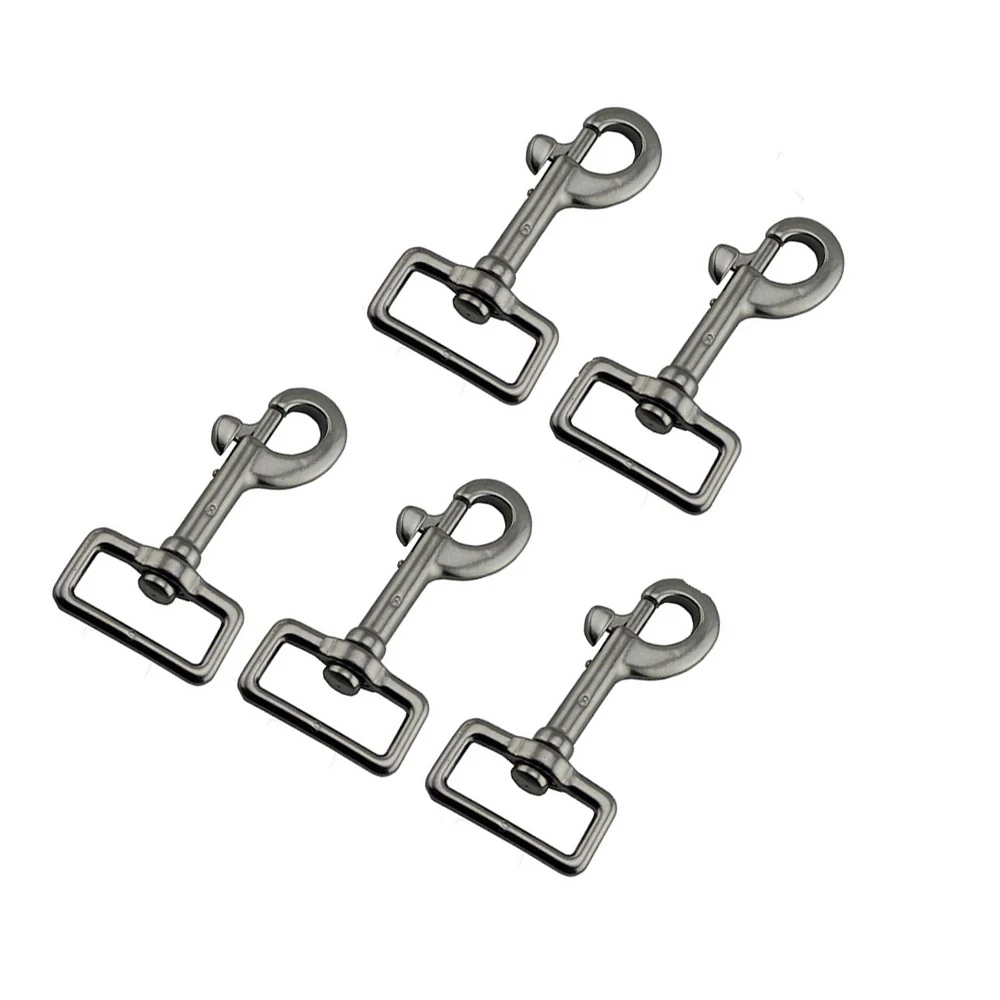 5PCS 316 Stainless Steel 80mm Swivel Square Spring Dog Snap Hook Heavy Duty  Key Chain Snap Hook - AliExpress