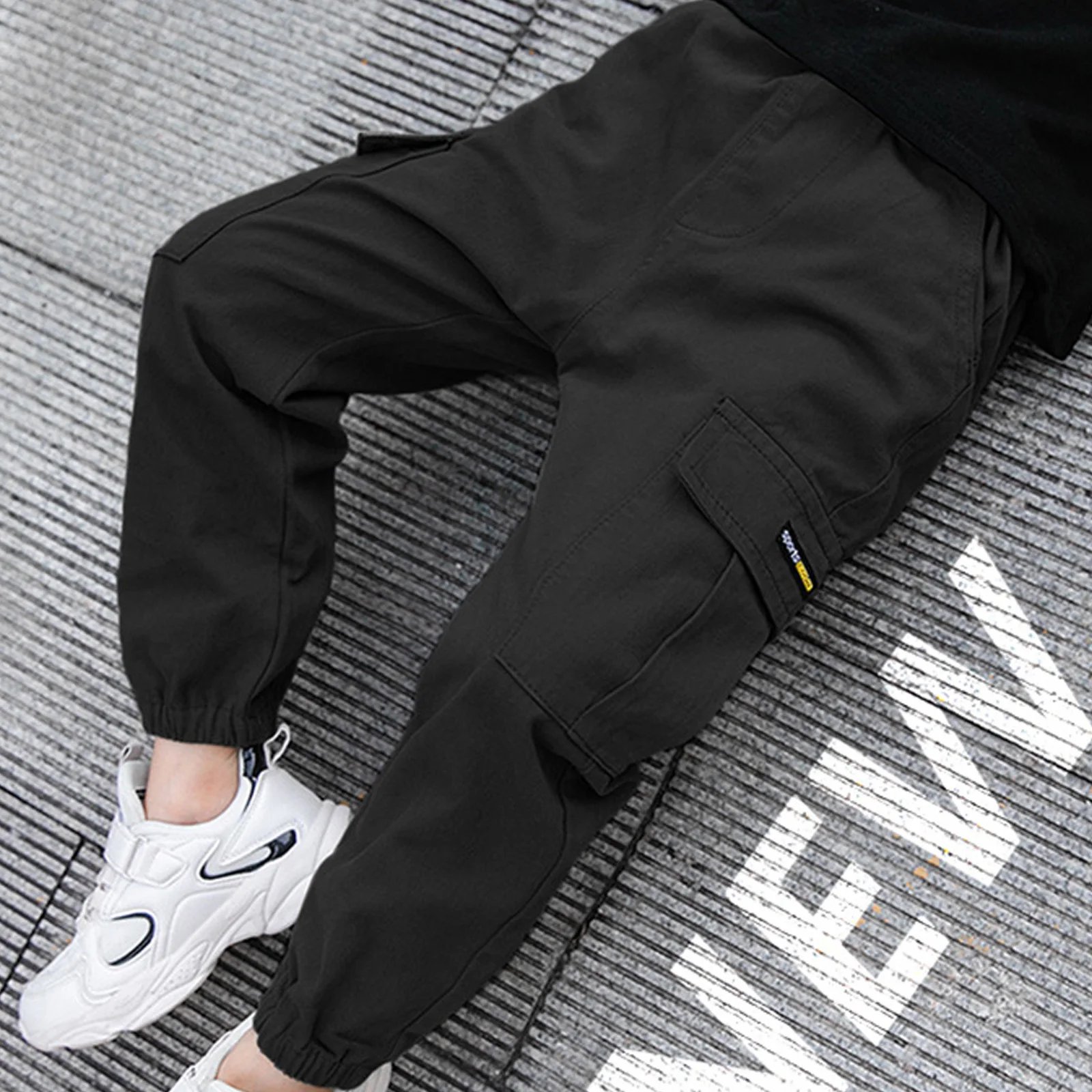 Boys' Casual Cargo Jogger Pants 3