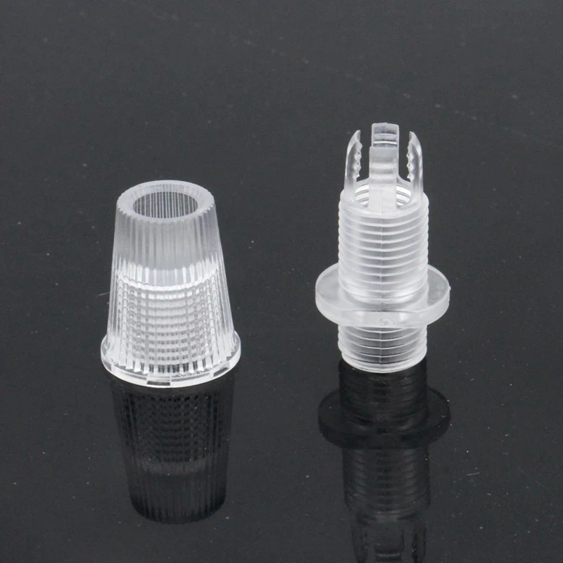 Пластик для разгрузки натяжения зажим для проволоки мужской M10 нить шнур захваты для подвесной светильник аксессуары - Цвет: Transparent