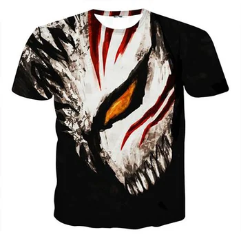 

Bleach 3d T Shirt Men Shirts Anime Tshirt Summer Tee Shirts Casual T-Shirt Mens Cosplay Casual Short Sleeve Cool Boys/Girls Tees