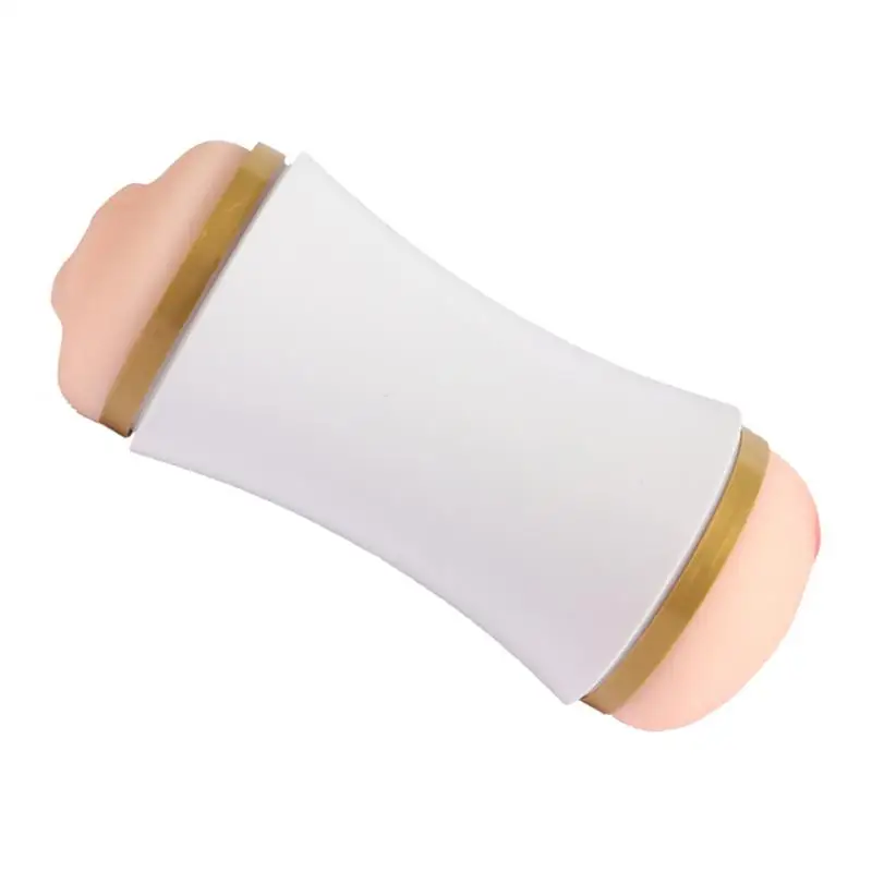 Dual Head Simulation Vagina Mouth Full Auto Vibrating Massager Masturbation Suction Aircraft Cup Pocket Pussy Vibrator Adult Toy