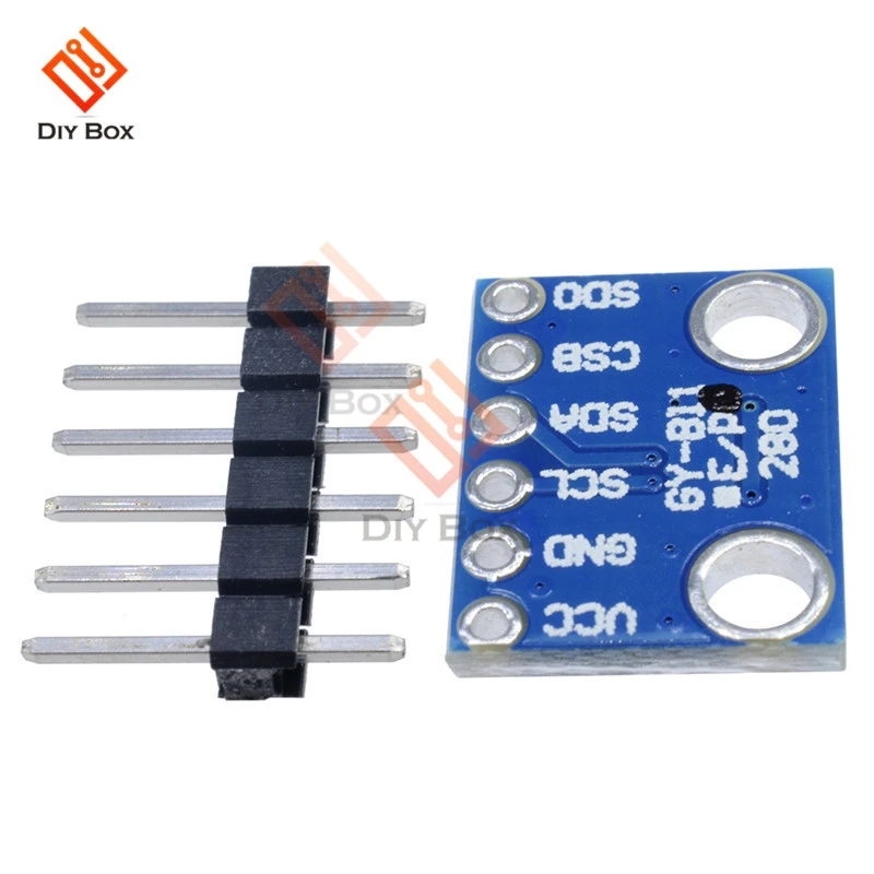 BMP280 цифровой Барометрический датчик давления, сменная плата IIC IEC SPI BME280 3,3 В синий