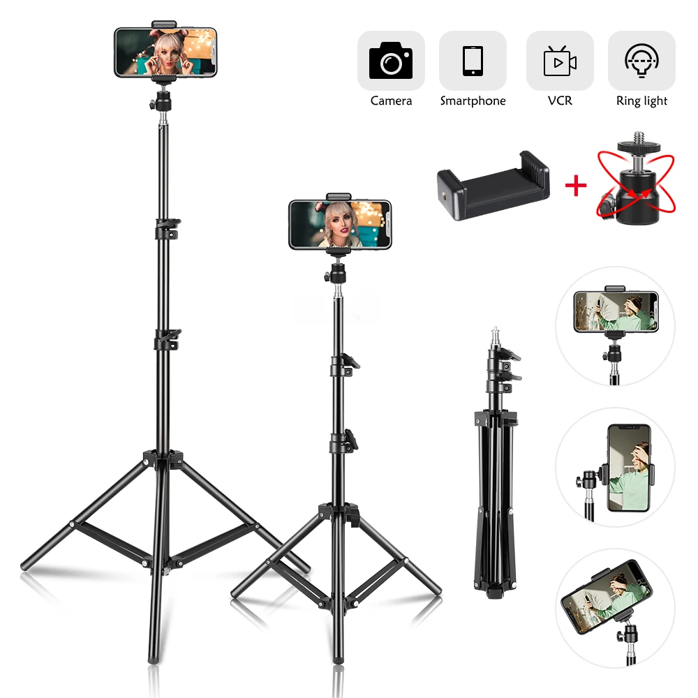 Amazon Cell Phone Tripod With Light Sensyne 10'' Ring Light With