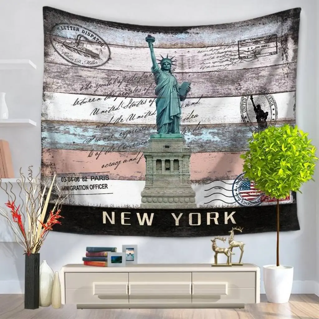 

Famous Architectural Statue Of Liberty Printing Wall Hanging
