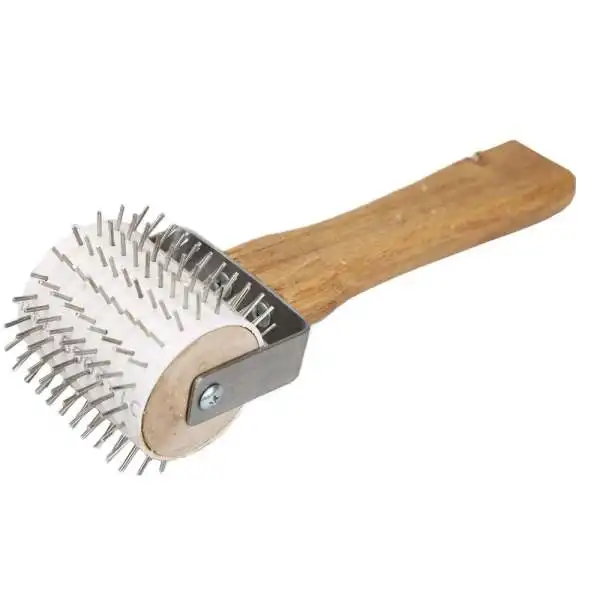 Bee Uncapping игла Дырокол ролик с деревянной ручкой/мед экстрактор/нержавеющая сталь иглы/мед гребень пчеловодства оборудование/пчела H