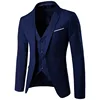 Conjunto de Blazer clásico para hombre, chaqueta de negocios, chaleco y pantalones, para fiesta de boda, 3 piezas ► Foto 2/6