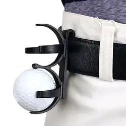 Держатель мяча для игры в гольф для 2 шариков вращающийся пластиковый зажим для талии Органайзер Гольфист Гольф спортивный тренировочный
