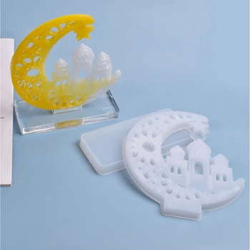 

DIY Castle Ghost Desktop Decorations Silicone Mould Crafts Ornaments Making Tools Crystal Epoxy Resin Mold