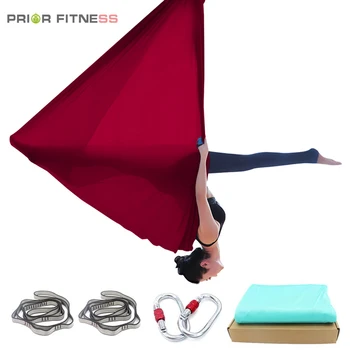 

PRIOR FITNESS 10 Meters Yoga Hammock Set aerial Swing inversion Traction Device Fitness for trapeze swings