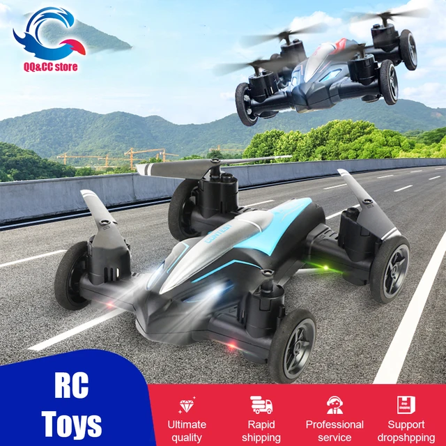 D85 2in1 Mini Drone Air-Ground Flying Car 2.4G Dual Mode Racing Professional RC Car Quadcopter Drones Children Off-road Toy Dron 1