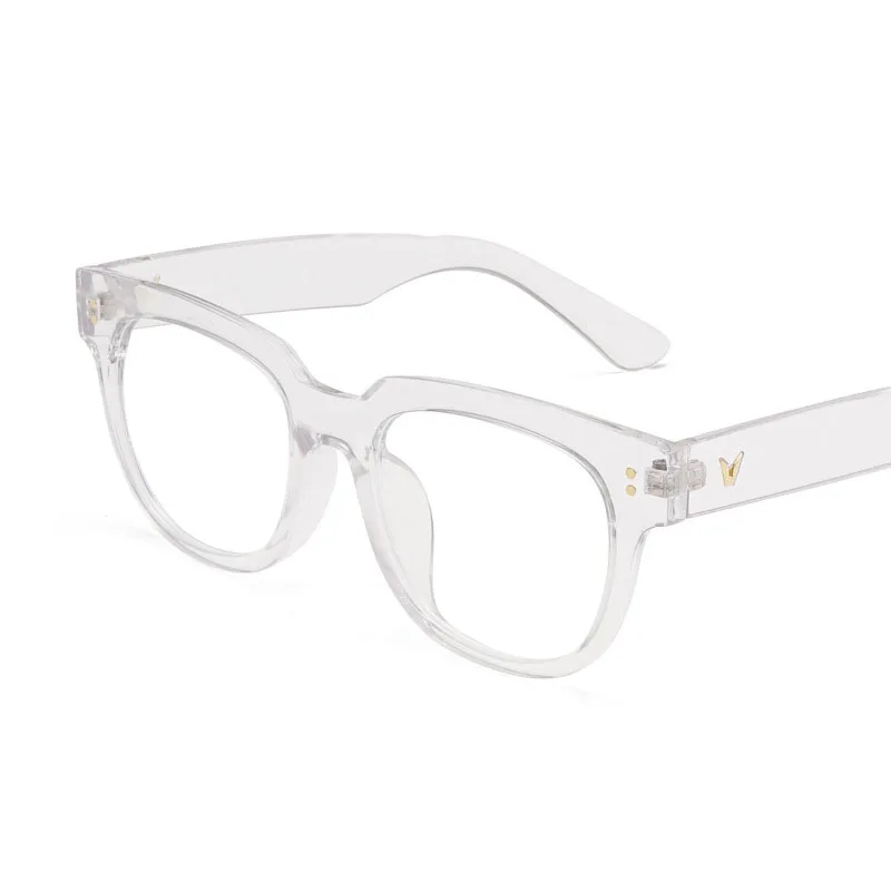 Fashion Cat Eye Glasses Frames Women Rivet Decoration Styles Optical Fashion Computer Glasses Transparent Frame