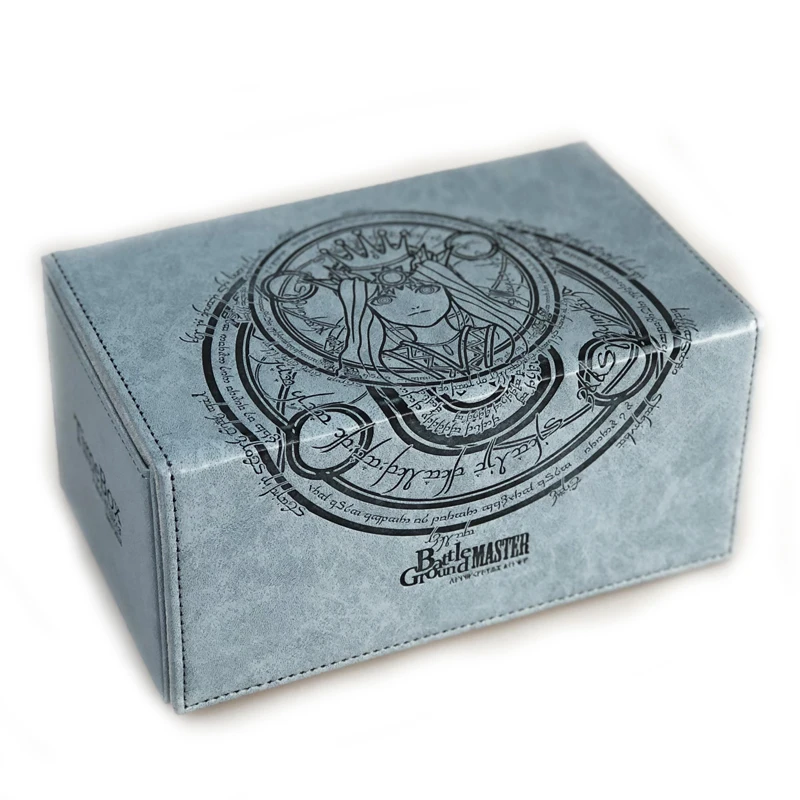 High Quality TW  Leather Folio Box Goddess Card Box PTCG Magical Cards Deck Box Gathering Classic Cards Case