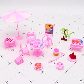 

1Pcs Mini Fashion Children Beach Barbecue Holiday Home Simulation Scenario Pretend Play Toys for Boys Girls Best Gifts