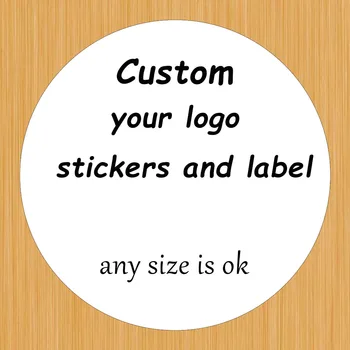 

100pcs Round Custom Personalized Stickers,Logo, Lip Balm Lipstick Labels, Eyelash Packaging,Lip Gloss Tubes