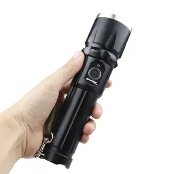 

T6 Tactical Military LED Flashlight Torch 2000LM Zoomable 3-Mode For 18650 Bright Flashlight Work Light