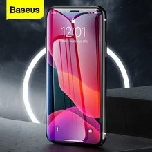 Baseus-Protector de pantalla de 0,3mm para iPhone, cristal templado para modelos 13, 12, 11 Pro, Xs Max, X, 12 Pro Max, 2 unidades