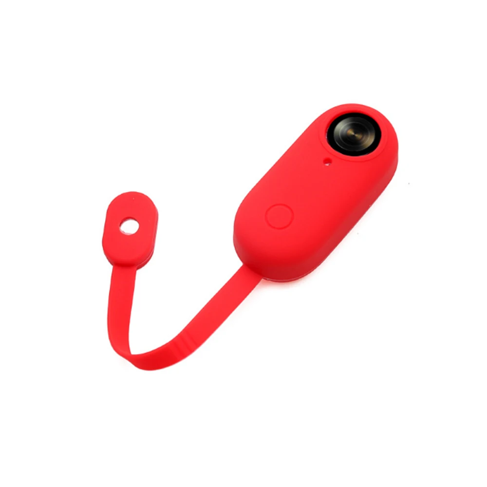 RED JINSERTA чехол для Insta360 GO camera& Charging Box мягкий силиконовый защитный чехол с ремешком анти-потеря крюк для Insta360 GO - Цвет: RED