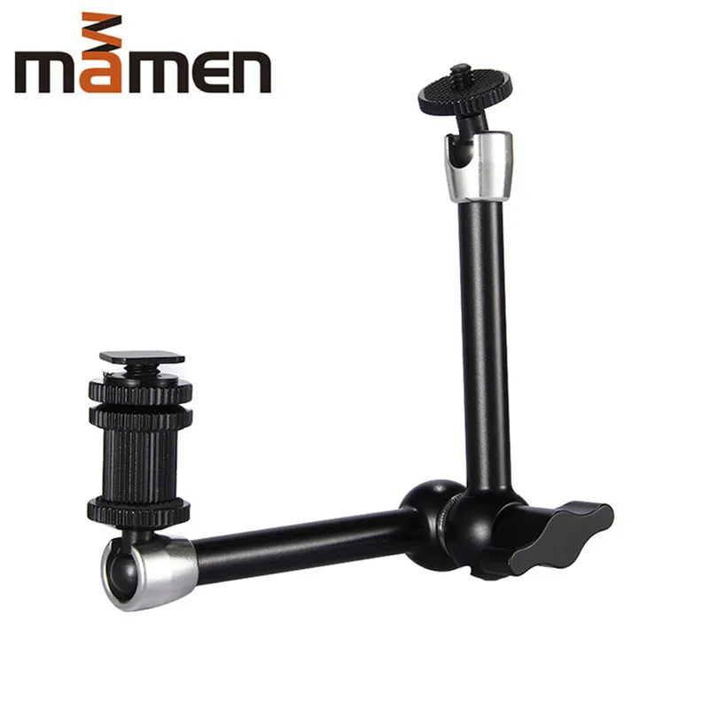 MAMEN DSLR 1" шарнирная розетка рычаг камеры волшебрычаг с холодным башмаком и стандартный 1/4"-20 резьбовой винт адаптер