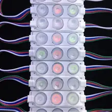 DC12V 20 шт. 3W светодиодный модуль с линзой для впрыска SMD2835 3 светодиодный s/pc Рекламный дизайн светодиодный модуль освещения высокояркие модули