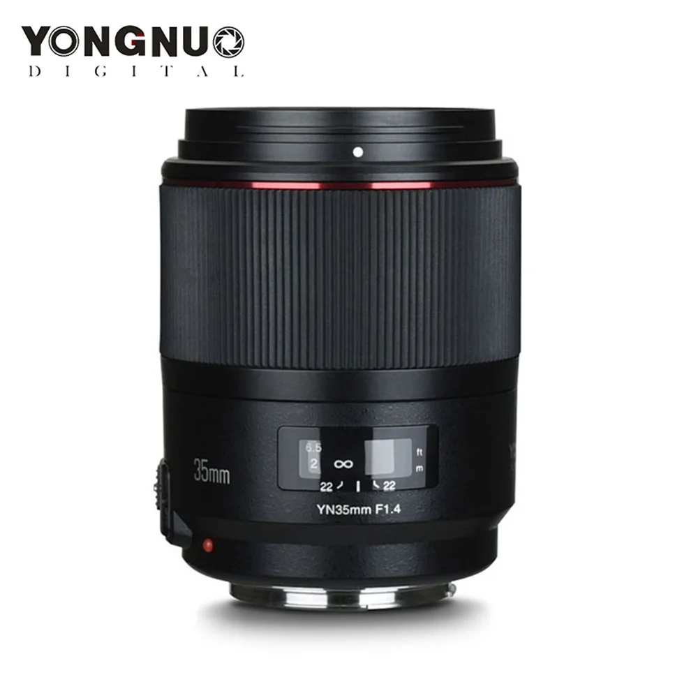 YONGNUO YN35mm F1.4 широкоугольный объектив с полной рамкой для Canon DSLR камер 70D 80D 5D3 MARK II 5D2 5D4 600D 7D2 6D 5D II