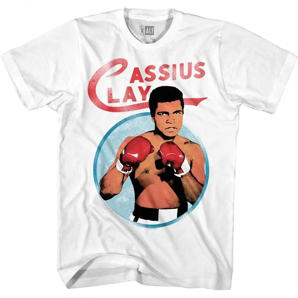 Официальный Muhammad Ali Cassius Clay винтажный постер Мужская футболка бокс новинка 2019