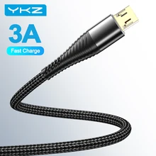 YKZ 3A Micro USB Kabel Schnelle Lade Android Handy Microusb Schnell Ladegerät Daten Kabel Draht Für Samsung Huawei Xiaomi schnur 3.0 4.0